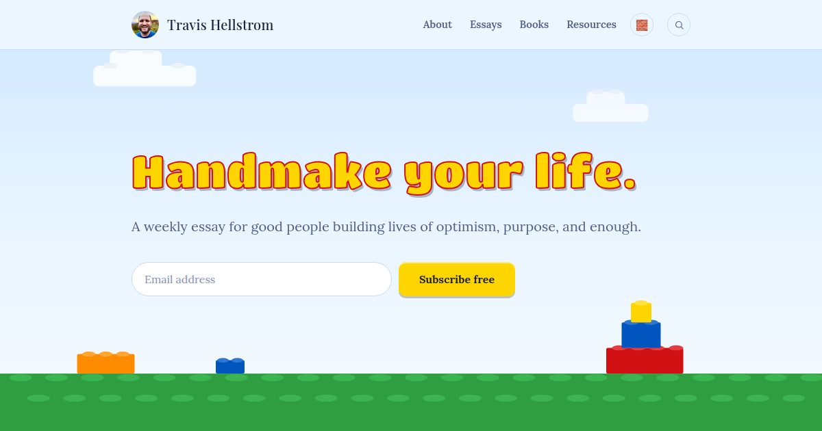 This site in Lego mode