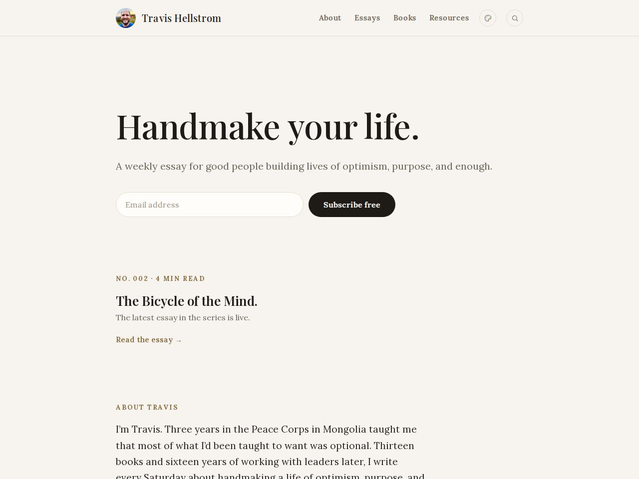 The homepage on the evening of September 19